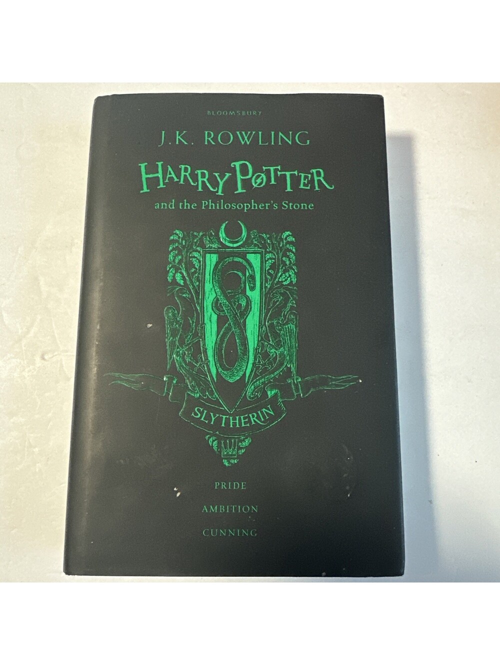 Harry Potter Philosopher's Stone Slytherin 20th Anniversary HC 1st Printing